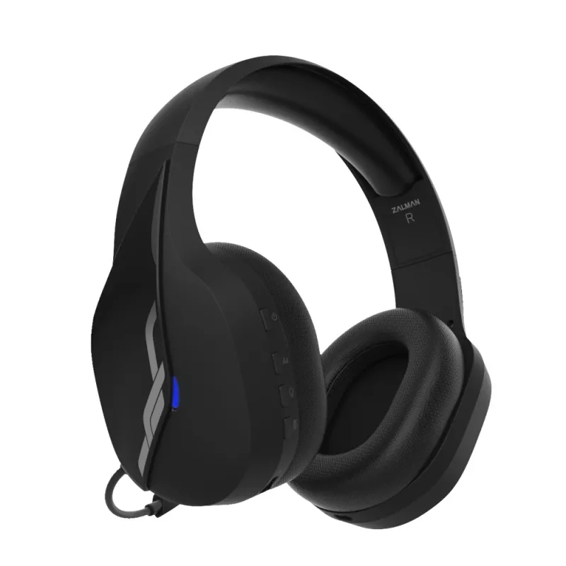Zalman HPS700 zwart headset draadloos hoofdband gaming