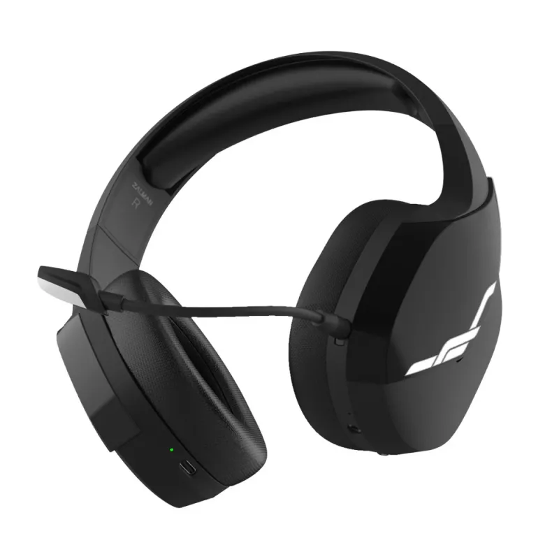 Zalman HPS700 zwart headset draadloos hoofdband gaming