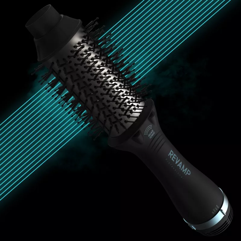Revamp Progloss Pro Define Perfect Blow Dry heteluchtborstel warm zwart 900 W 3 m