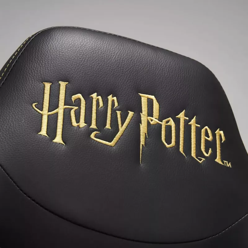 Pc-gamingstoel Subsonic Junior Hogwarts gevoerde zitting zwart geel