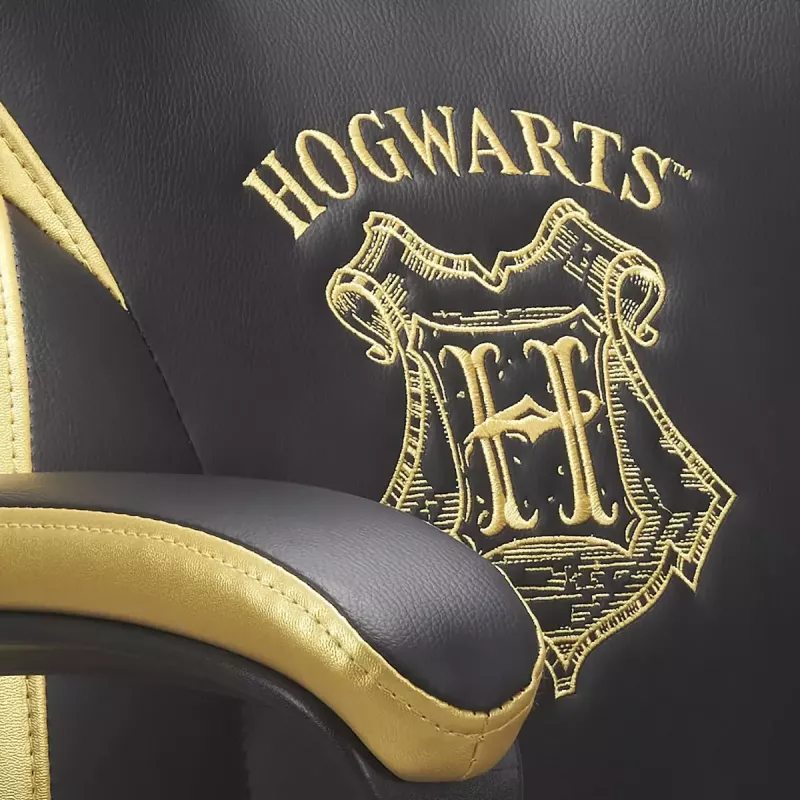 Pc-gamingstoel Subsonic Junior Hogwarts gevoerde zitting zwart geel