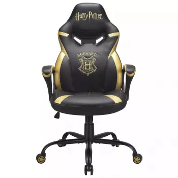 Pc-gamingstoel Subsonic Junior Hogwarts gevoerde zitting zwart geel
