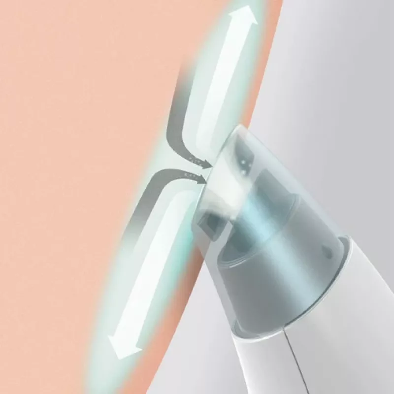 HoMedics FAC-HY100 huidverzorgingsapparaat hydradermabrasion-reiniger transparant, wit