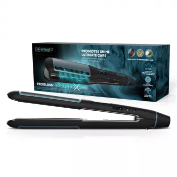 Revamp Progloss Hydro Shield X Shine stijltang warm zwart 3 m