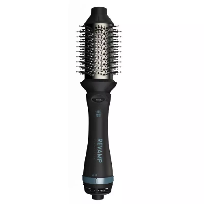 Revamp Progloss Volume & Style Hot Brush Style heteluchtborstel warm zwart 1000 W 3 m