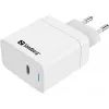 AC-opladers Sandberg USB-C PD65W EU indoor universeel wit