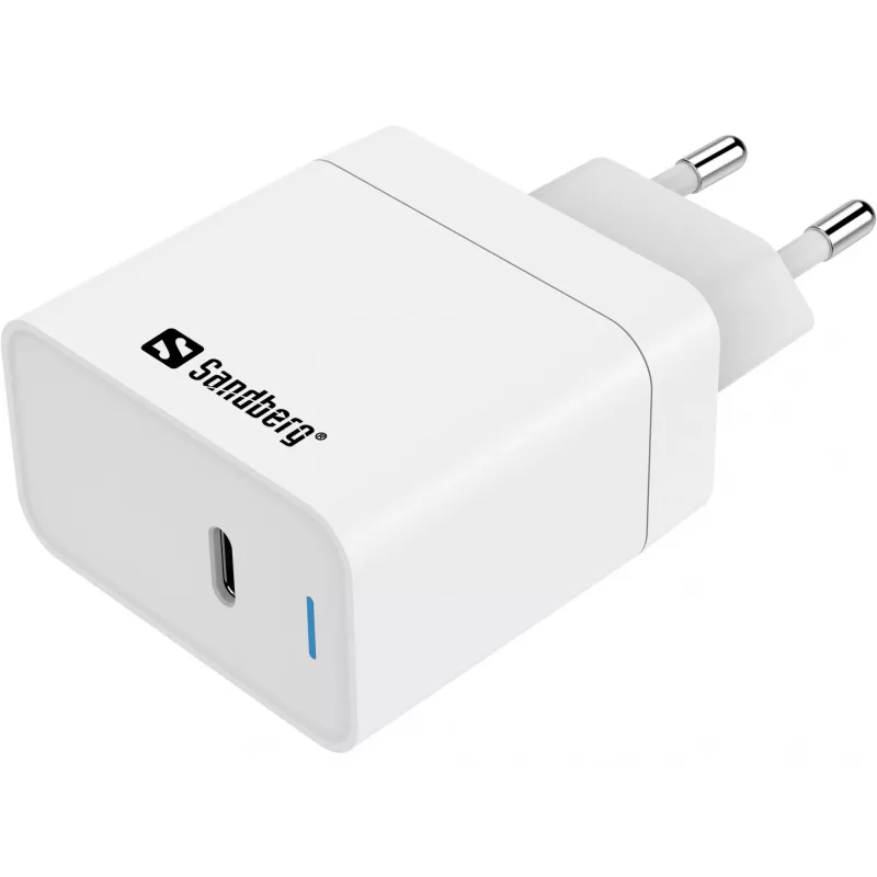 AC-opladers Sandberg USB-C PD65W EU indoor universeel wit