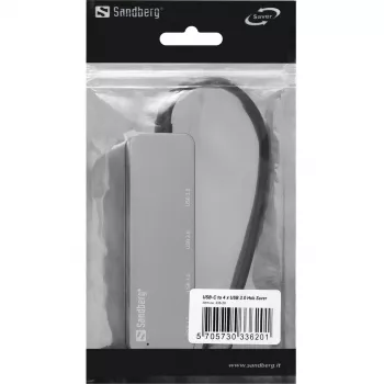 USB-hub Sandberg USB-C to 4 x USB 3.0 Hub SAVER