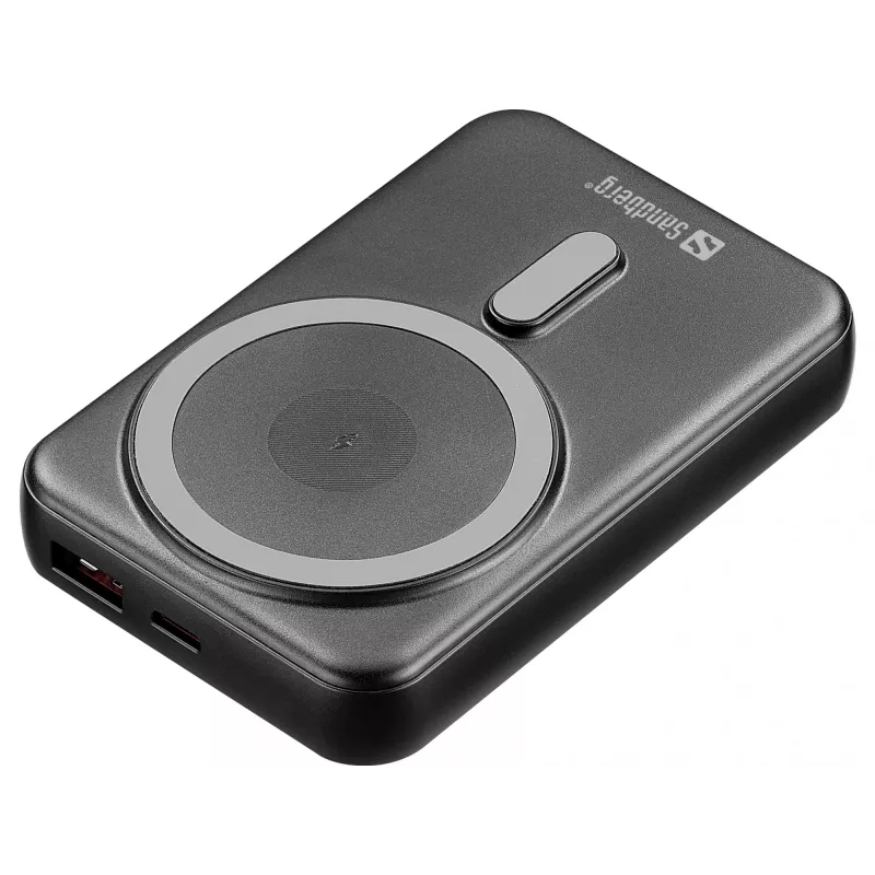 Draagbare powerbank Sandberg Mag Wireless Powerbank 10000, 10000 mAh