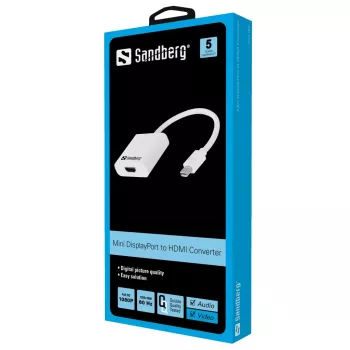 Adapter MiniDP naar HDMI Sandberg 508-29