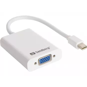 Adapter MiniDP naar VGA+Audio Sandberg 509-05