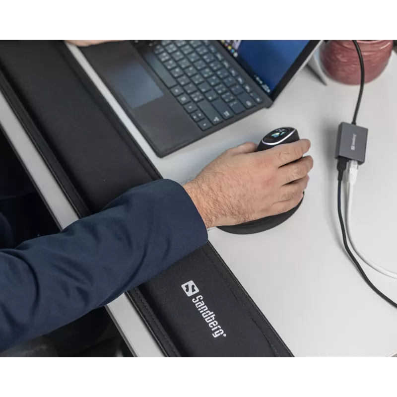 Handpalmsteun Sandberg Wrist Rest Pro XXL