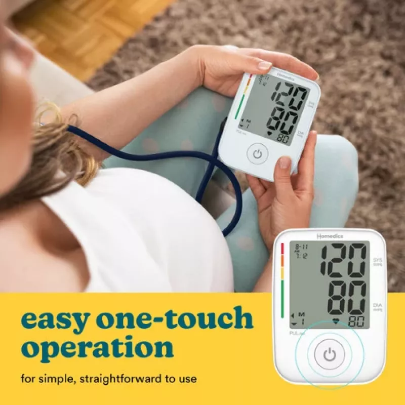 HoMedics BPA-P200-EU1 automatische bloeddrukmeter bovenarm wit