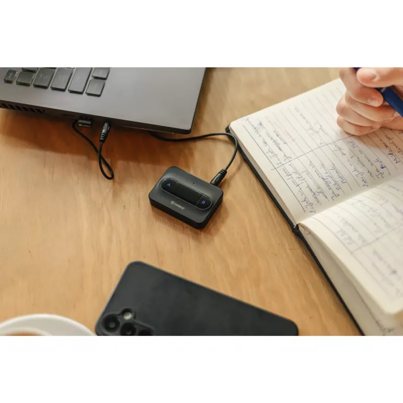 Sandberg Bluetooth Link voor 2x koptelefoons draadloos Bluetooth 3,5 mm
