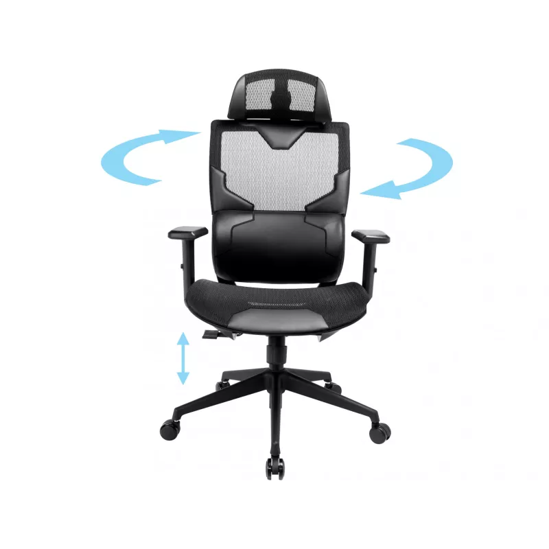 Gamingstoel Sandberg ErgoFusion max. gebruikersgewicht 150 kg