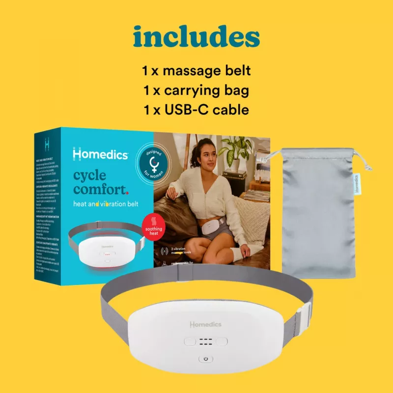 Massagegordel HoMedics WMH-200H vibratiemassage wit
