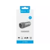 Sandberg autolader 1xQC3.0+1xUSB-C 48W, auto, sigarettenaansteker, 12 V, metallic