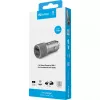 Sandberg autolader 1xQC3.0+1xUSB-C 48W, auto, sigarettenaansteker, 12 V, metallic