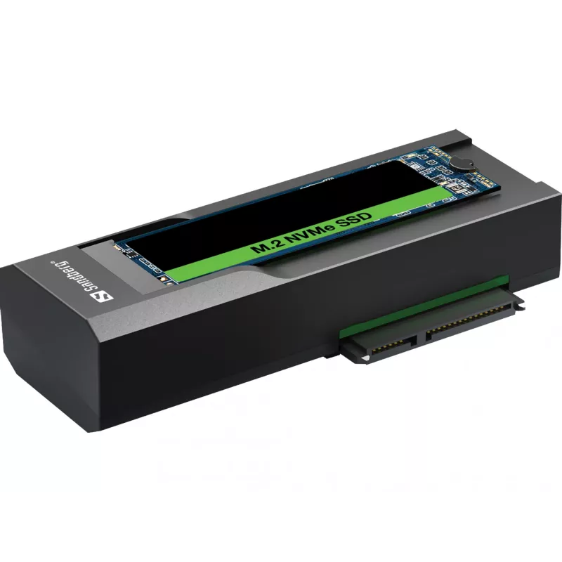 Sandberg USB 3.2 kloon en dock voor M2 + NVMe + SATA