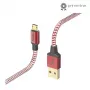 Hama Reflective USB-kabel USB 2.0 1,5 m USB A Micro-USB B rood