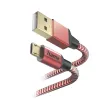 Hama Reflective USB-kabel USB 2.0 1,5 m USB A Micro-USB B rood