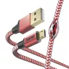 Hama Reflective USB-kabel USB 2.0 1,5 m USB A Micro-USB B rood