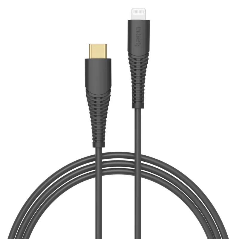 Lightning-kabel Hama 00201602 1,5 m zwart USB-C 3A