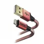 Kabel Hama Reflective 1,5 m rood
