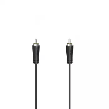 Hama 00205099 audiokabel 3 m cinch zwart stekker naar stekker magnetisch afgeschermd