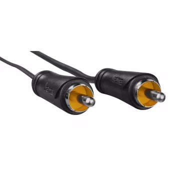Hama 00205099 audiokabel 3 m cinch zwart stekker naar stekker magnetisch afgeschermd