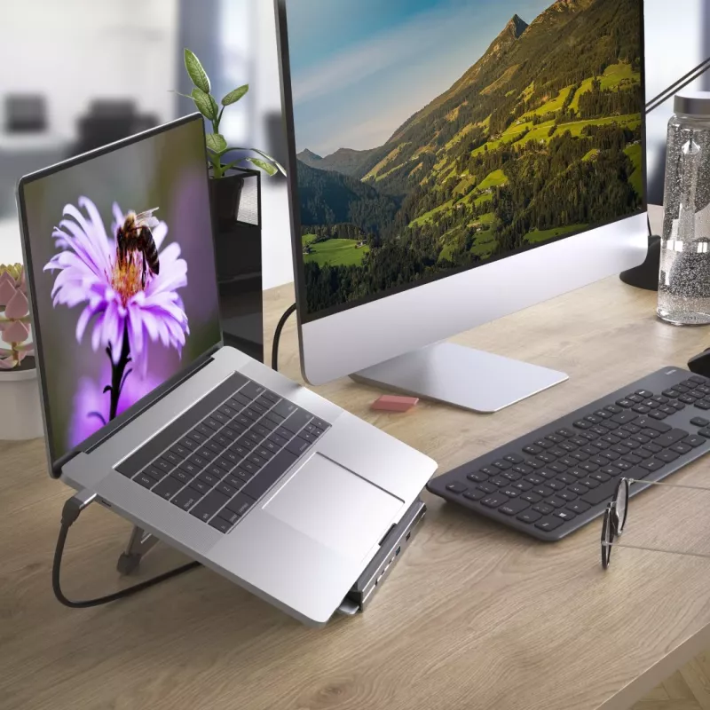 Hama Connect2Office Stand laptopstandaard antraciet