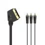 Hama 00205156 SCART-kabel 1,5 m 3 x RCA zwart