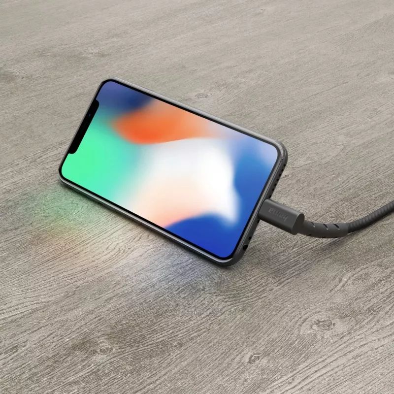 Hama Stand USB-kabel USB 2.0 1,5 m USB-A naar micro-USB-B zwart
