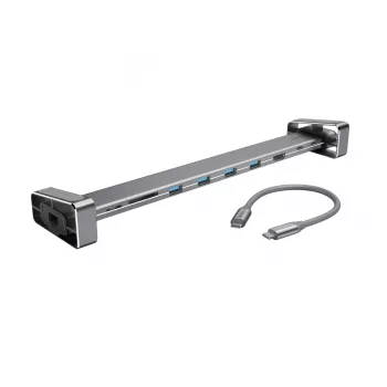 Hama 00200103 laptop-dock/poortreplicator USB 3.2 Gen 1 (3.1 Gen 1) Type-C grijs