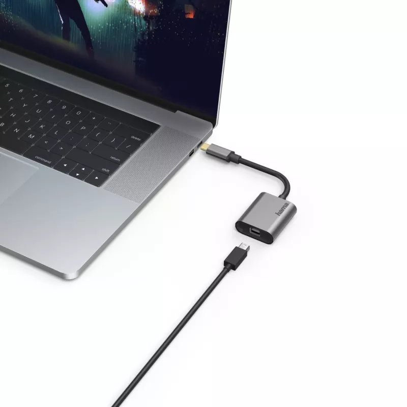 Hama 00200306 USB-grafische adapter 4096 x 2160 pixel grijs