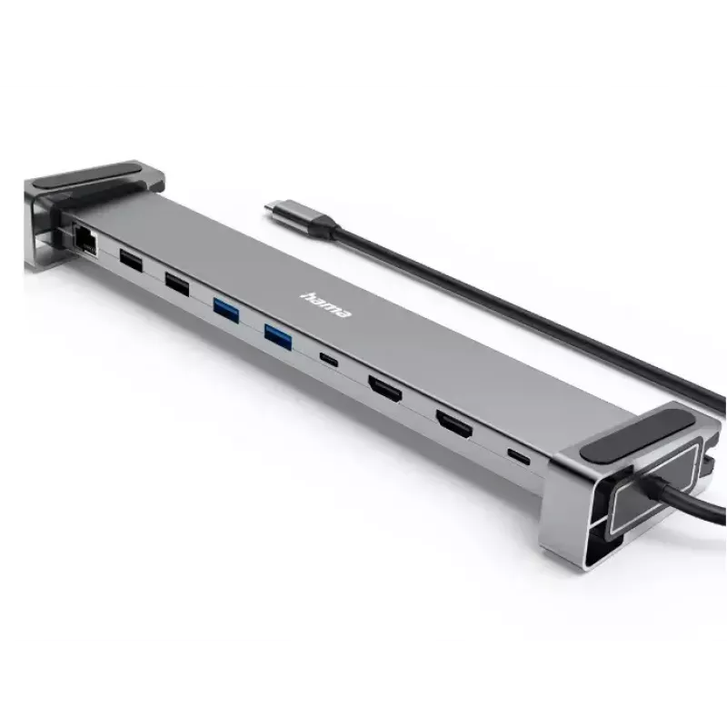 Hama Connect2Office Basic bedraad USB 3.2 Gen 1 (3.1 Gen 1) Type-C antraciet, grijs