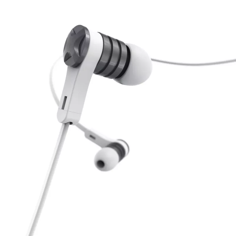Hama Intense Headset Bedraad In-ear Bellen/Muziek Zilver, Wit