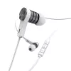 Hama Intense Headset Bedraad In-ear Bellen/Muziek Zilver, Wit