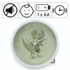 Hama Happy Dino mechanische wekker Groen, Wit
