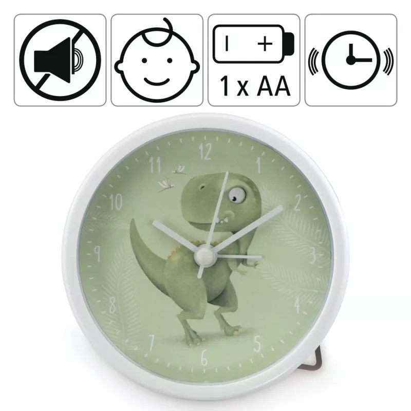 Hama Happy Dino mechanische wekker Groen, Wit