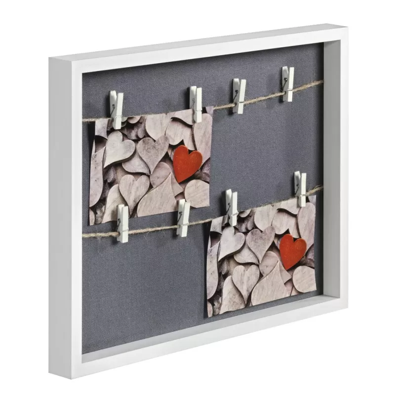 Multi fotolijst HAMA Cavo — MDF, wit, 365×295 mm