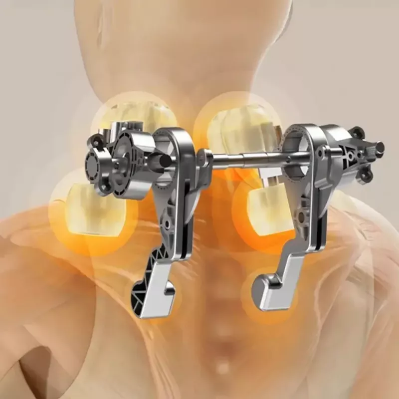 Nek- en schoudermassageapparaat MEDIA-TECH MT6533 met warmtefunctie, draagbaar ontwerp