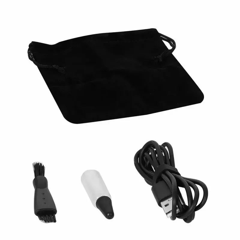 Manta HS-01BK Shavio hoofd- en baardscheerset, zwart/chroom