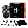 Manta HS-01BK Shavio hoofd- en baardscheerset, zwart/chroom