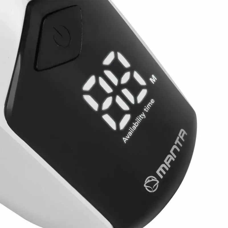Manta HS-01BK Shavio hoofd- en baardscheerset, zwart/chroom