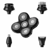 Manta HS-01BK Shavio hoofd- en baardscheerset, zwart/chroom