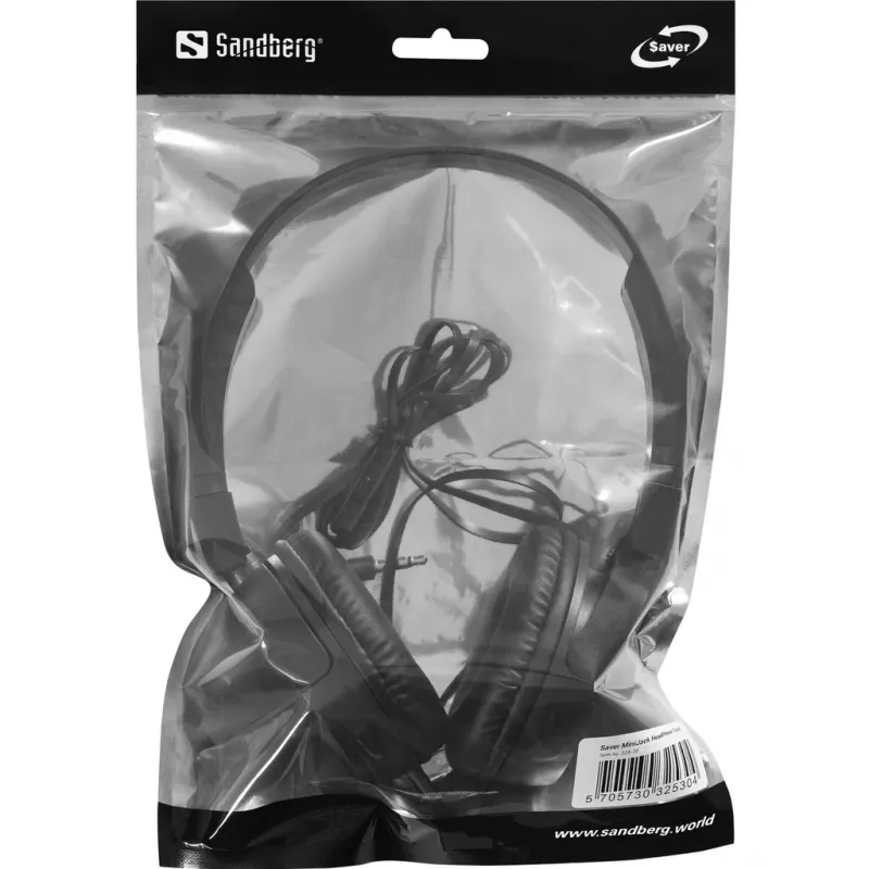 Sandberg Saver MiniJack HeadPhone Travel hoofdtelefoon