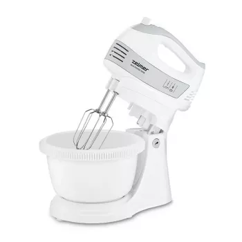 Handmixer ZELMER ZHM2459S — 300 W, 5 snelheidsstanden, roestvrijstalen opzetstukken