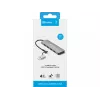 Sandberg USB-C/A naar 4xUSB 3.0 hub aluminium 5000 Mbit/s