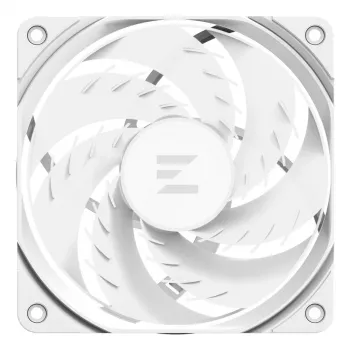 120mm ARGB behuizingsventilator ZALMAN ZM-AF120R ARGB wit — 120mm, ARGB-verlichting, wit frame